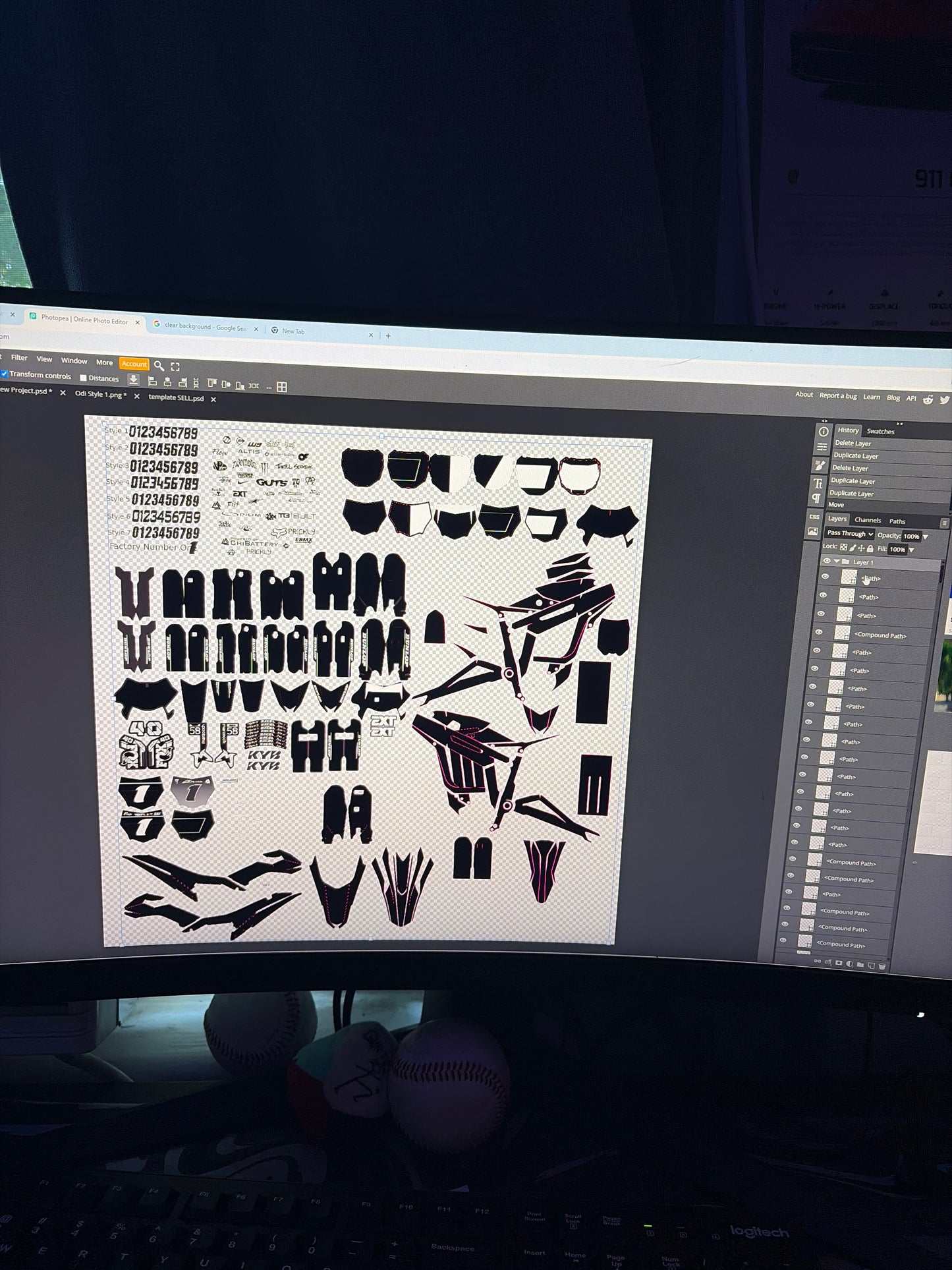 Full Templete With Presized) With logo sheet Extra