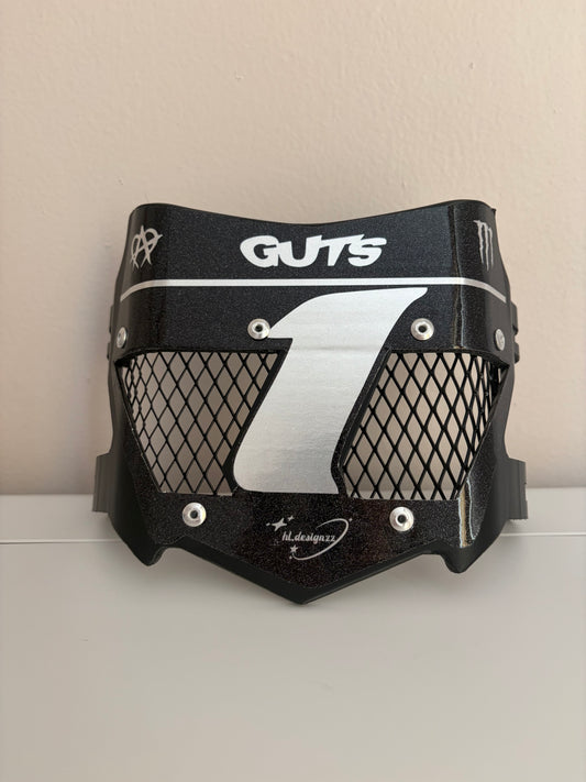 PRE ORDER Shipped August 1st| Chrome and Sparkle Premade Vented Plate