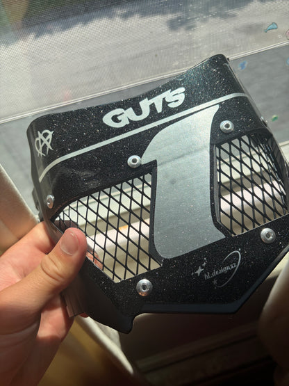 PRE ORDER Shipped August 1st| Chrome and Sparkle Premade Vented Plate